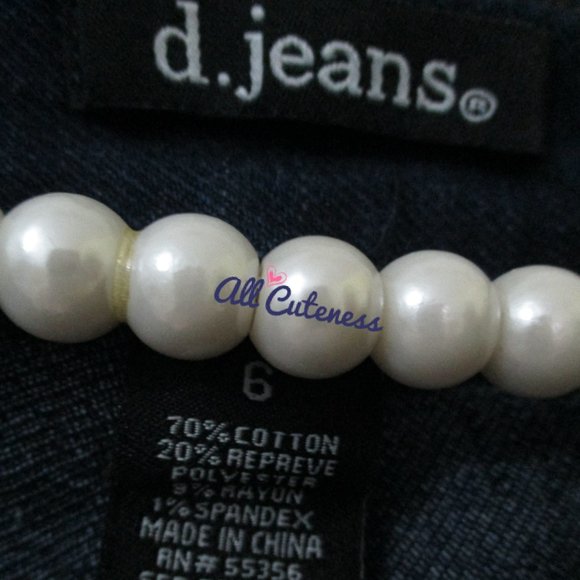 d Jeans Denim Jean Short Size 6 - Picture 4 of 7